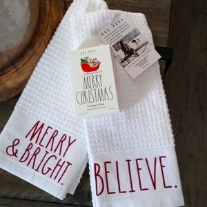 Rae Dunn Soap bar + 2 Rae Dunn Christmas towels. Great hostess gift